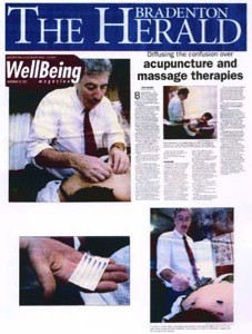 Barry Greenberg in Bradenton Herald Tribune article on acupuncture