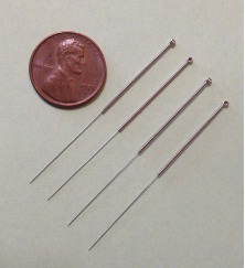 Size of Acupuncture Needles